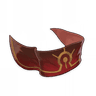 Trimmed Red Silk